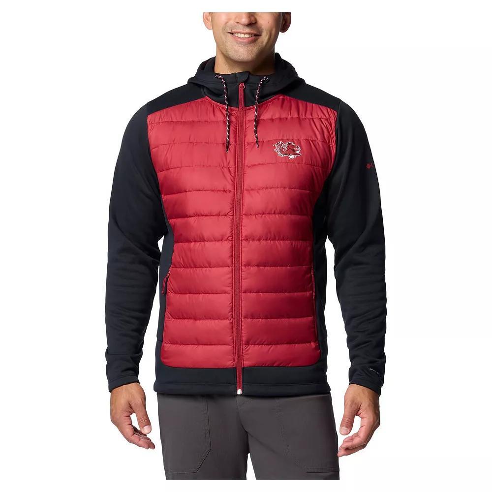 Mens Columbia /Garnet South Carolina Gamecocks Out-Shield Hybrid Full-Zip Hoodie Jacket Product Image
