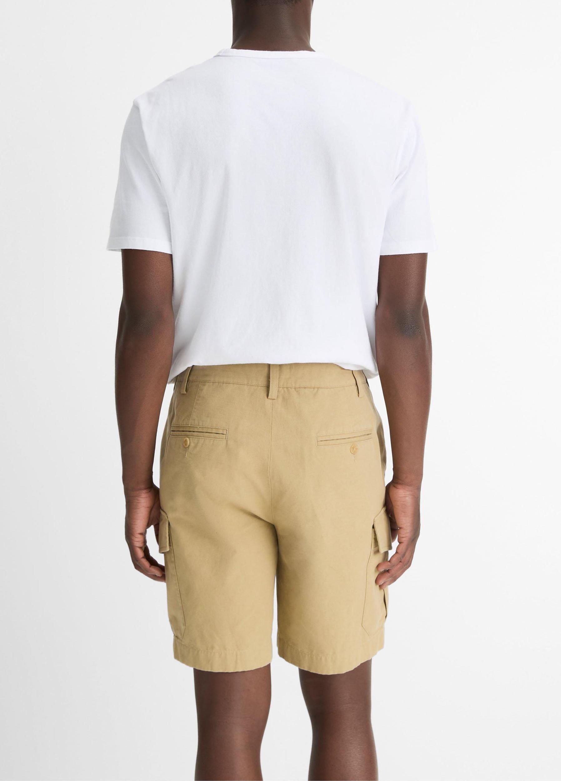 Cotton-Linen Cargo Short Product Image