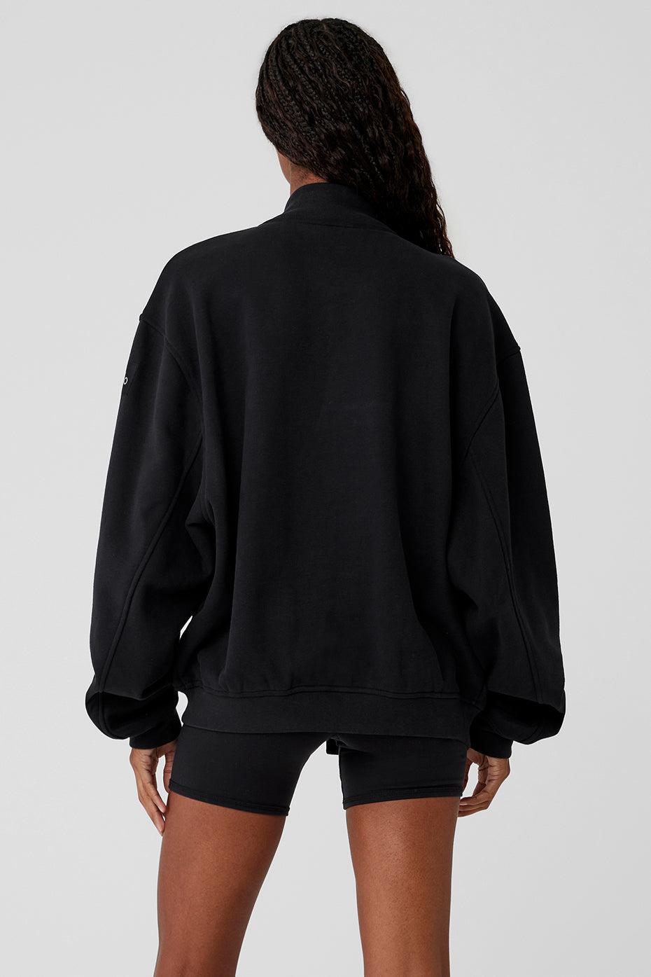 Renown Varsity Jacket - Black Product Image