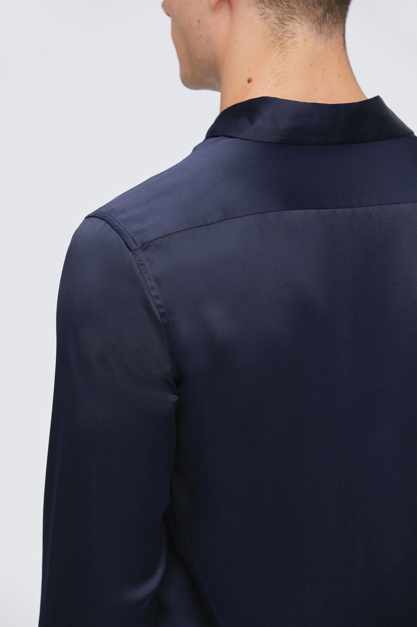 Mulberry Silk Basic Mens Shirt Product Image