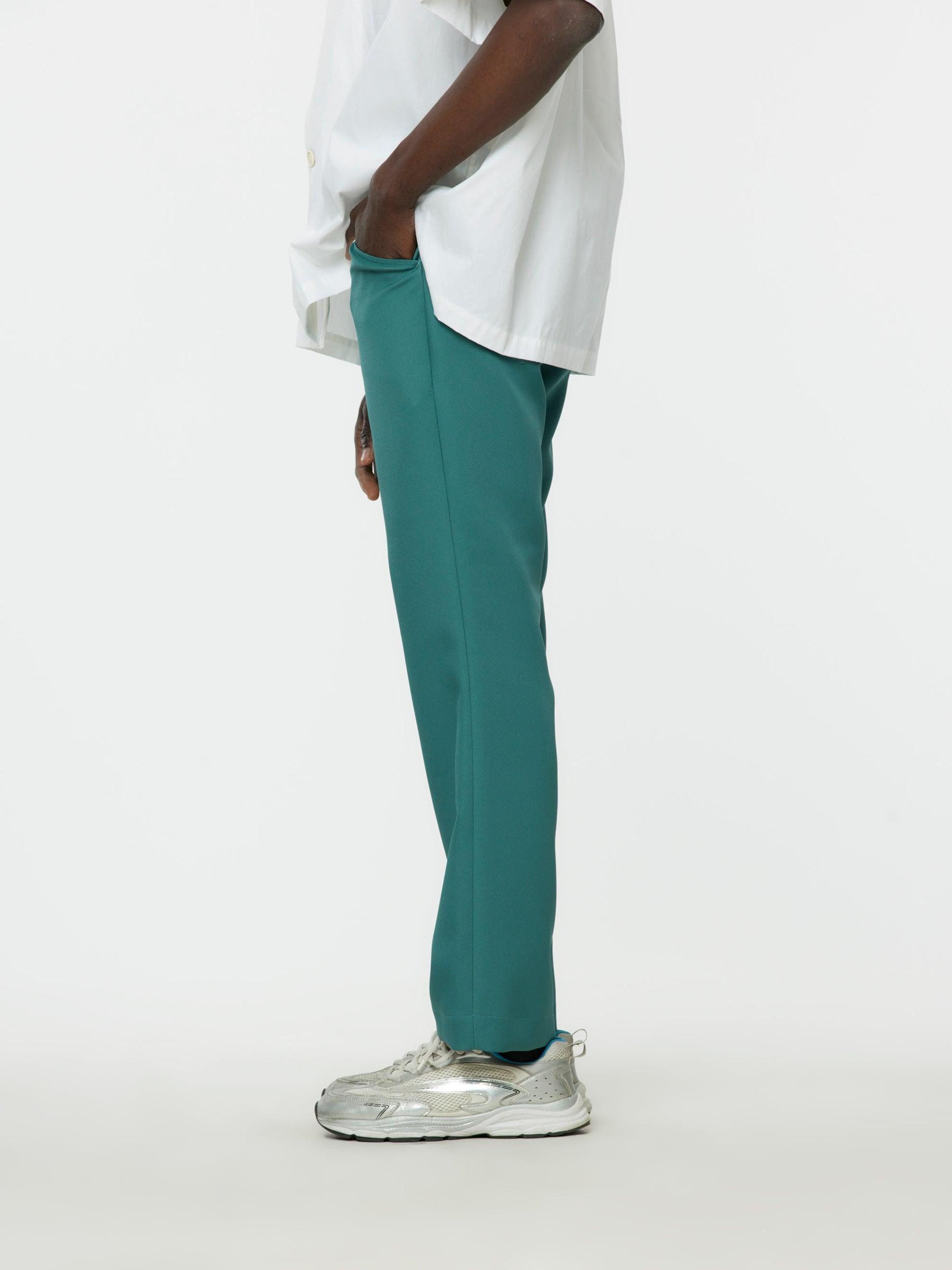 Flared Trouser (Dull Green) Product Image