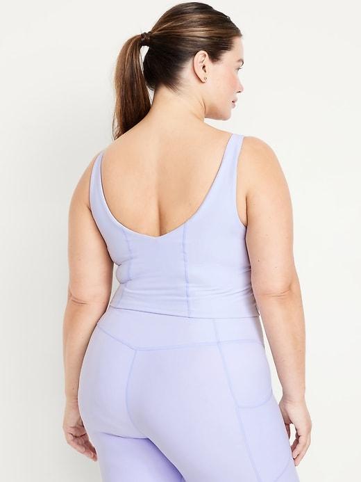 Light Support PowerSoft Ribbed Longline Sports Bra Product Image