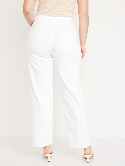 High-Waisted Wow Loose Jeans Product Image