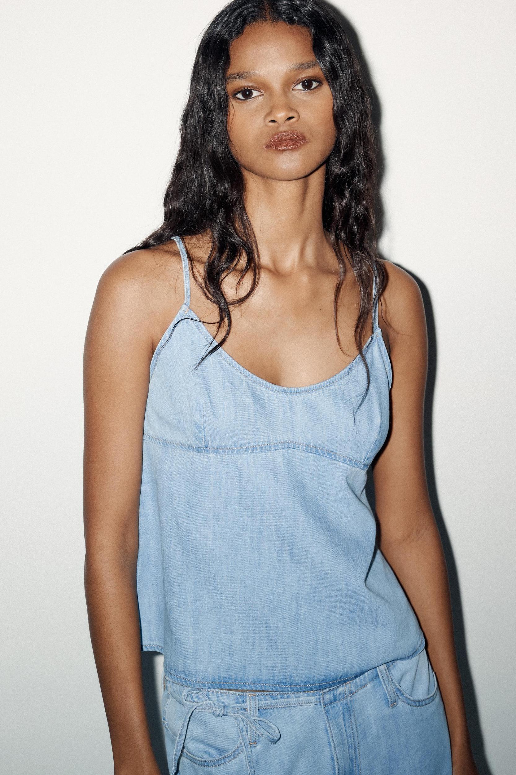 TRF DENIM TOP Product Image