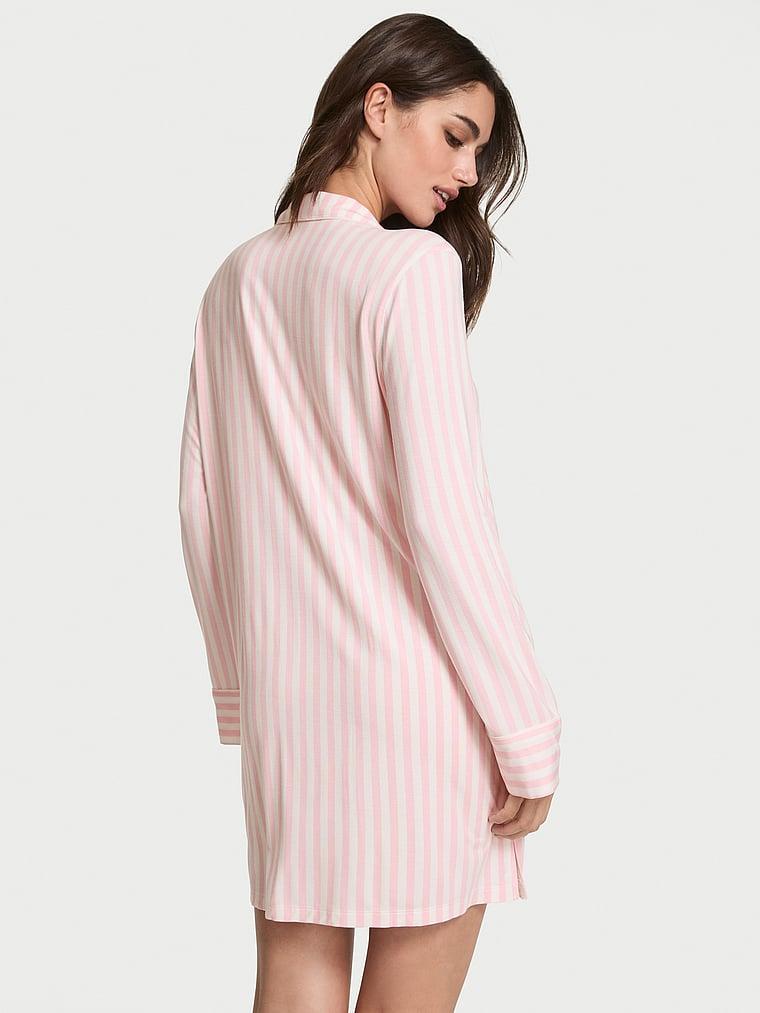 Modal Soft Button-Front Sleepshirt Product Image