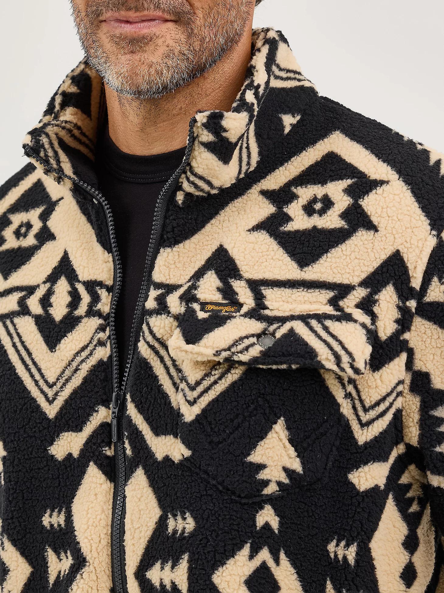 Men's Lightweight Full Zip Sherpa Jacket | Men's JACKETS & OUTERWEAR | Wrangler® Product Image
