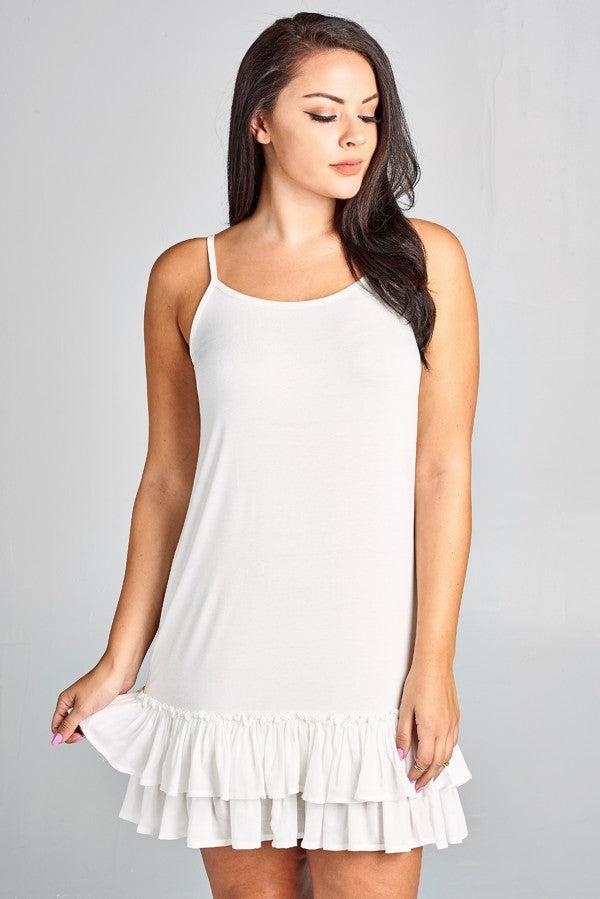 OD-20258   Low Waist, Double Ruffle Dress Extender Product Image