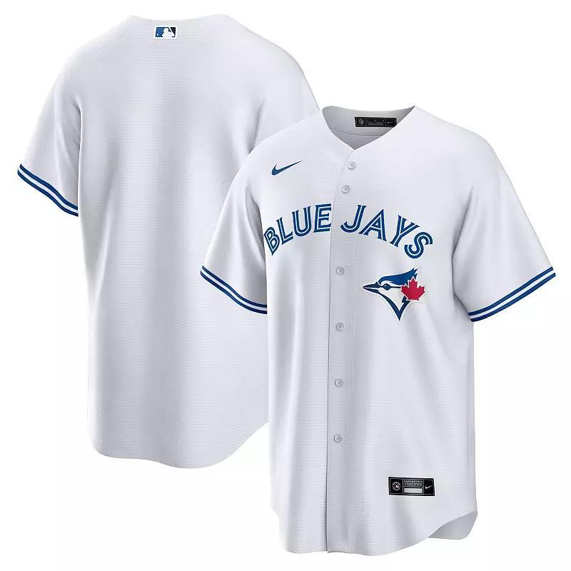 Men's Nike White Toronto Blue Jays Home Replica Team Jersey, Size: Small, Jay White Product Image