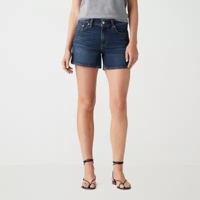Levi's Womens Mid Rise Denim Short Product Image
