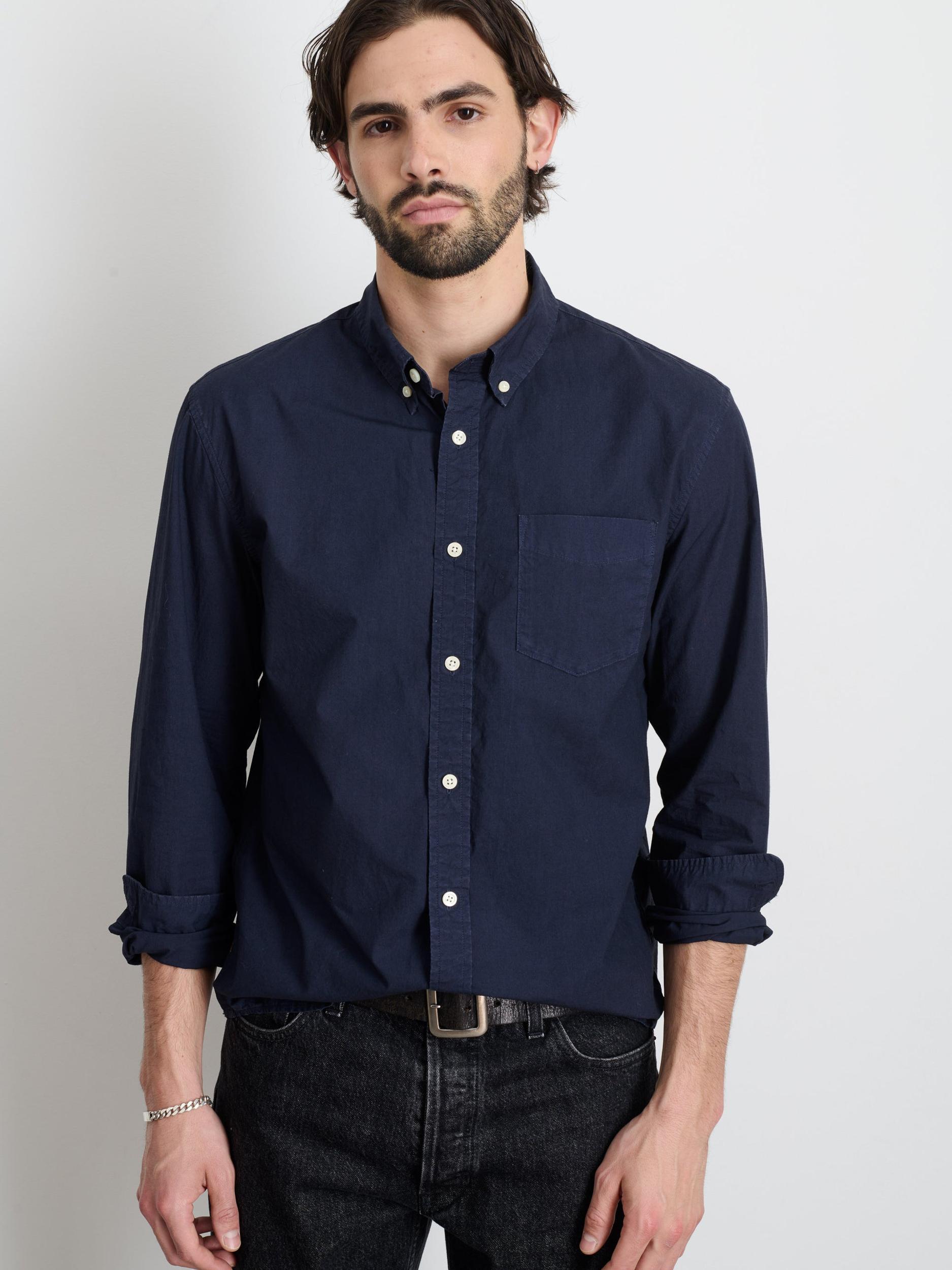 Mill Shirt In Cotton Poplin Product Image