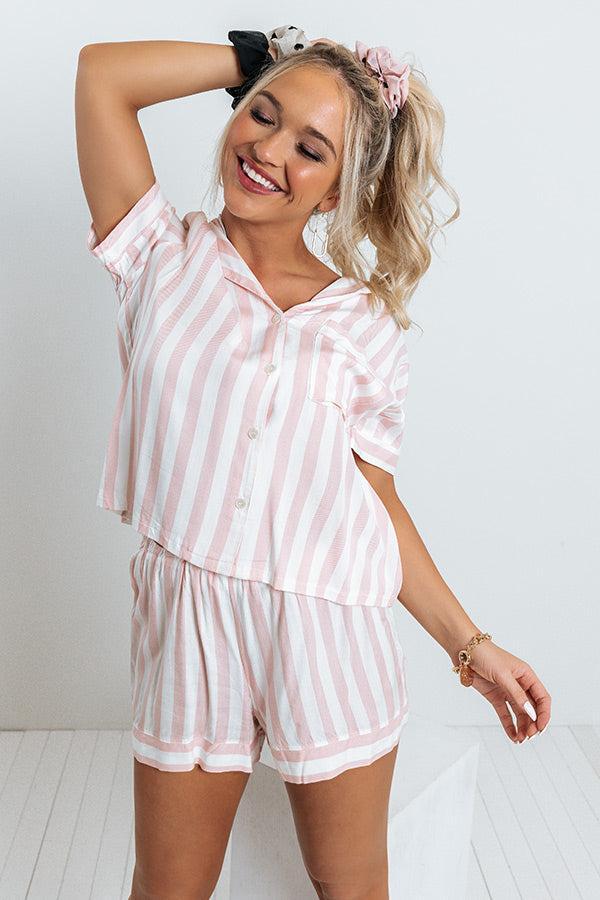 Waking Up In Hollywood Stripe Top Product Image