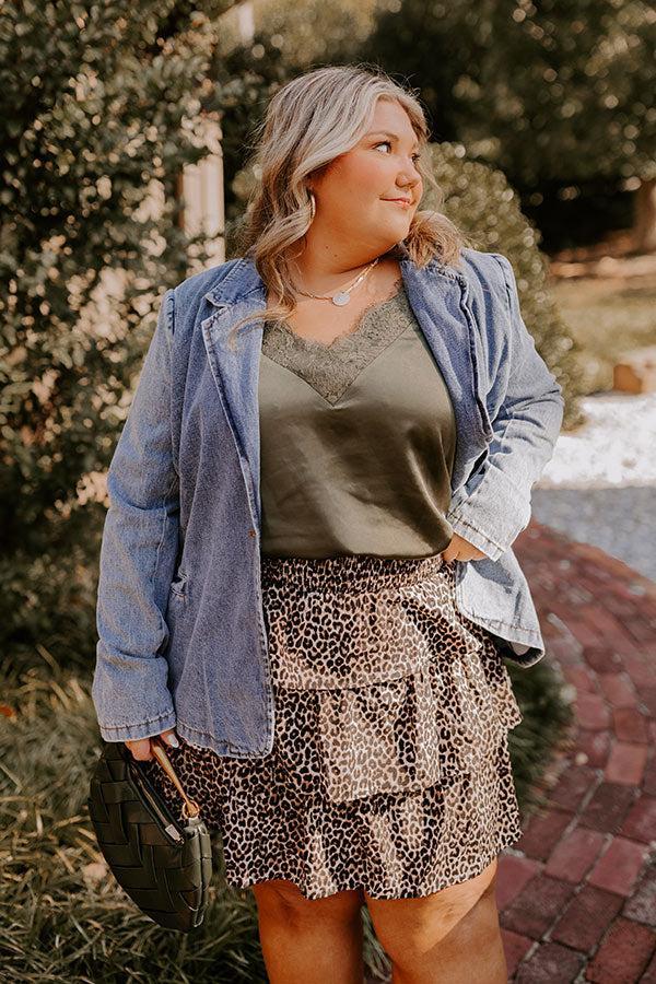 Dreaming Of Soho Denim Blazer Curves Product Image