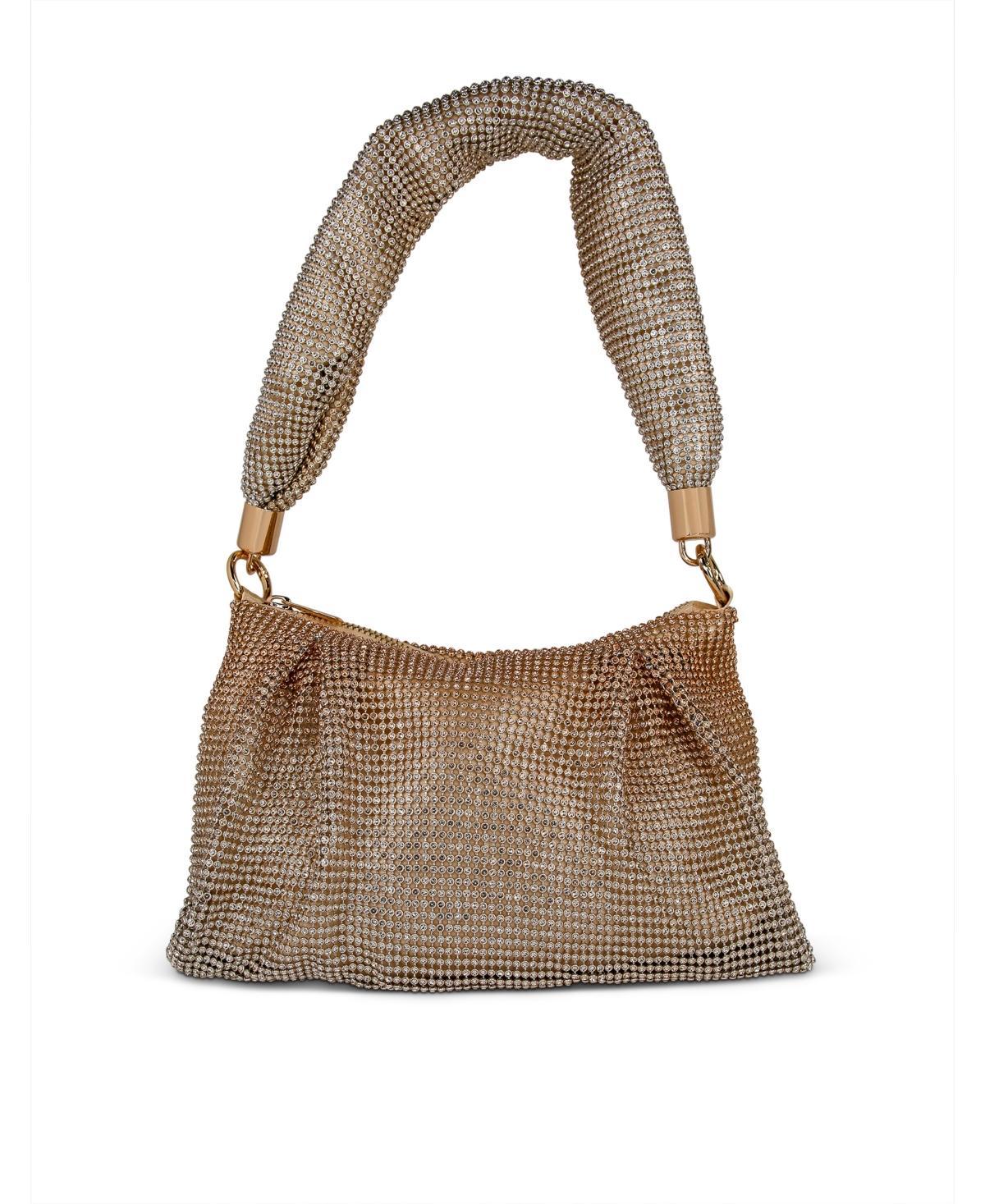 Womans Yara Ombre Crystal Mesh Slouchy Clutch Product Image