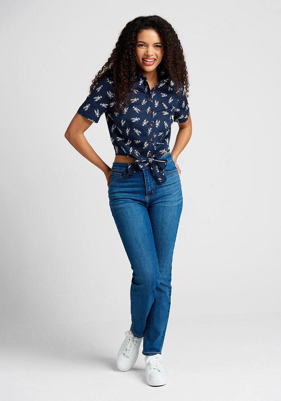 Pinch Of Style Tie-Waist Top Product Image