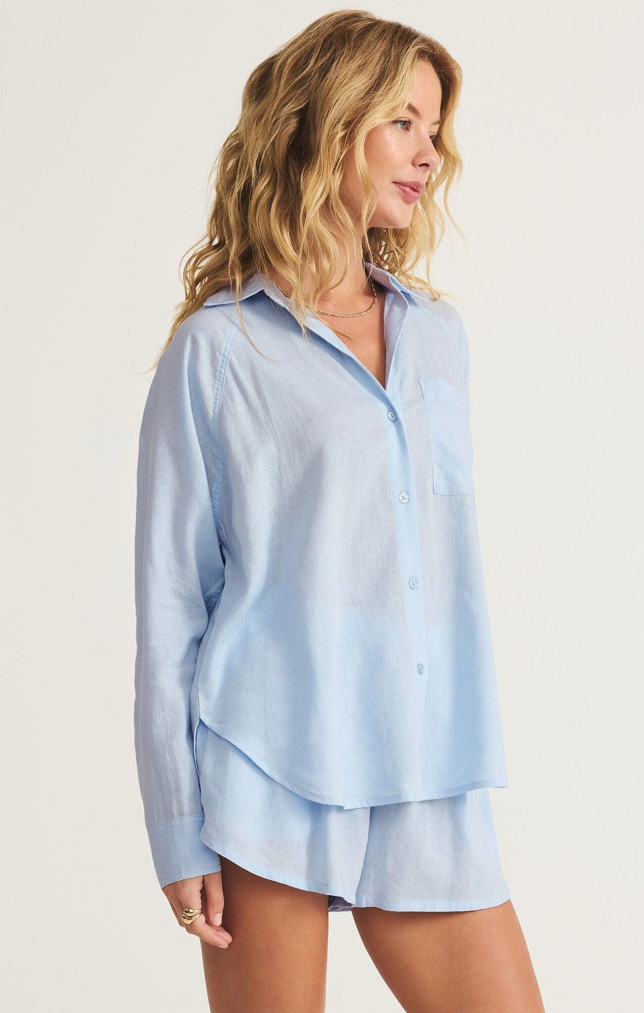 Z Supply The Perfect Linen Top Product Image