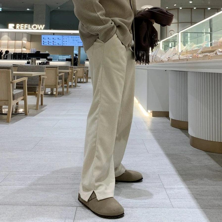 RT No. 19001 CORDUROY STRAIGHT PANTS Product Image