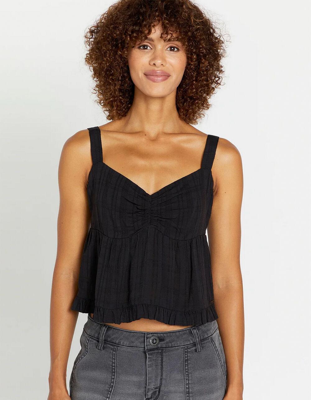 VOLCOM Day By The Bay Womens Top - BLACK Product Image