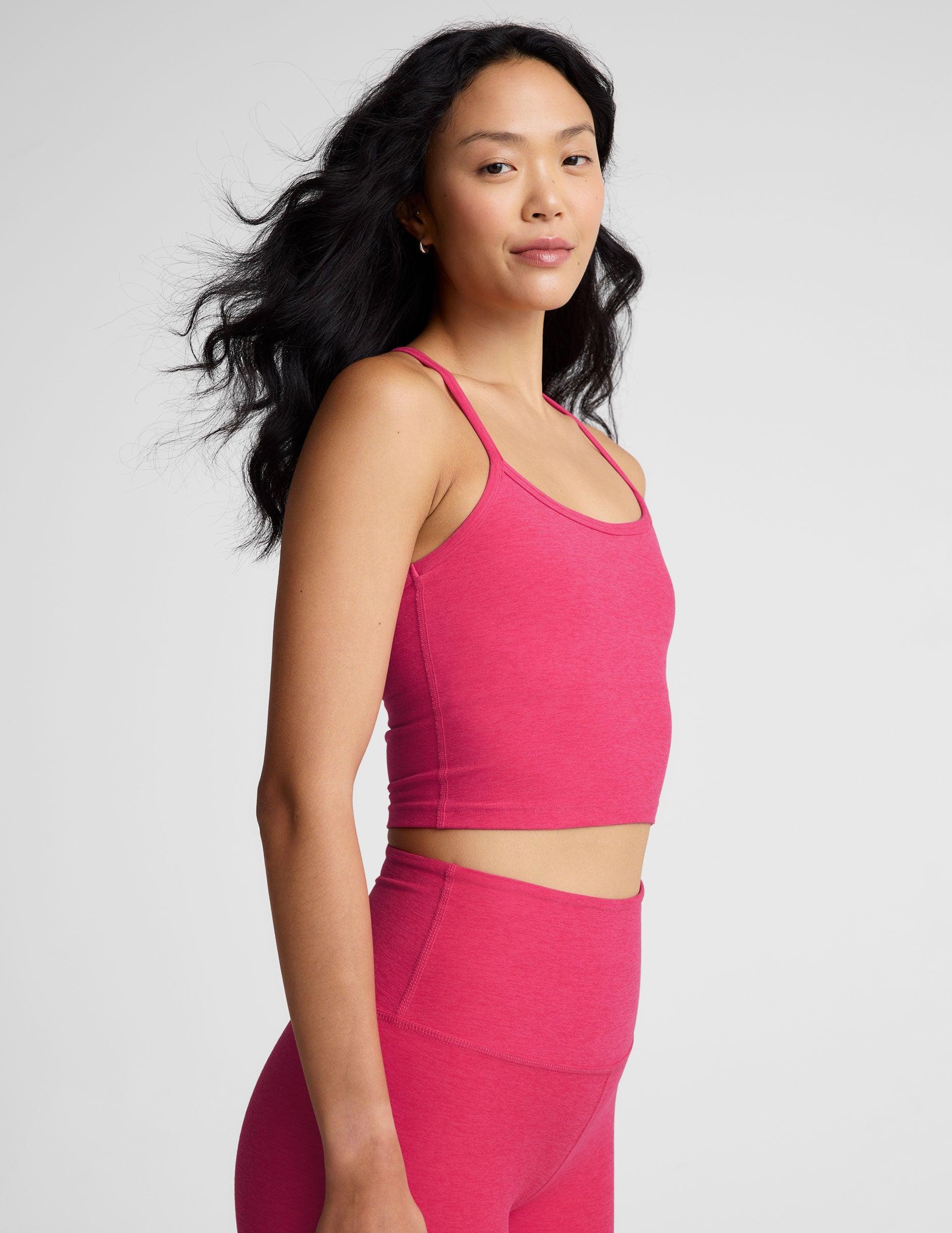 Spacedye Slim Racerback Cropped Tank Product Image