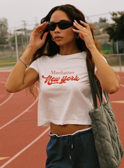East Coast Nyc Tee White Product Image