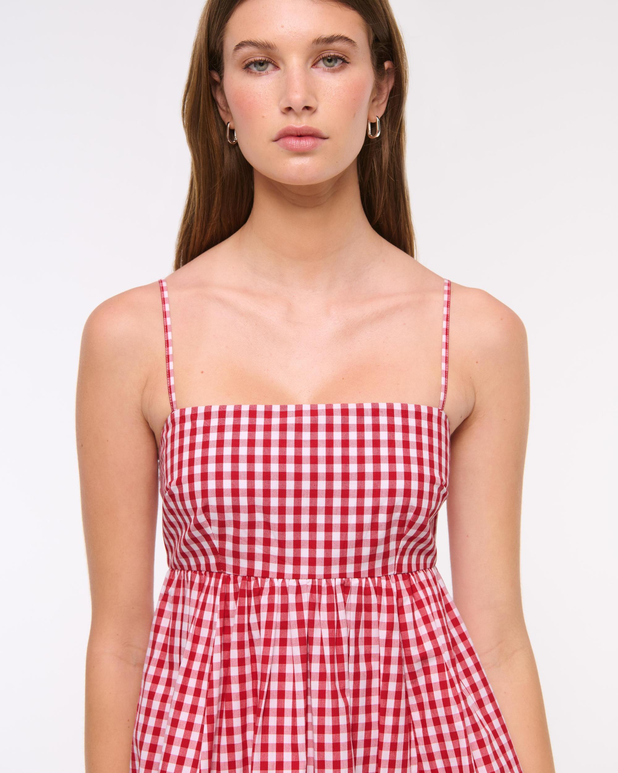 Babydoll Bubble Hem Mini Dress Product Image
