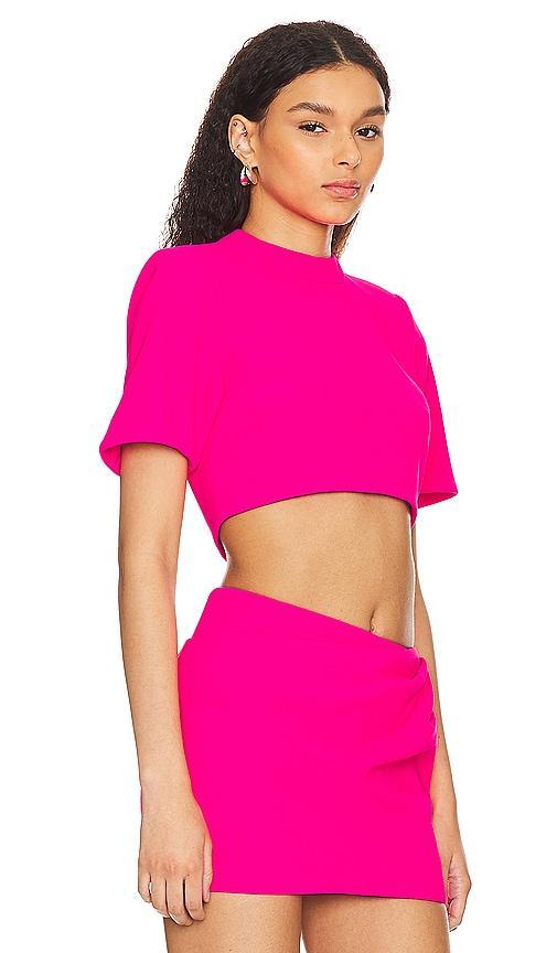 Lovers and Friends Serena Top in Electric Pink Product Image