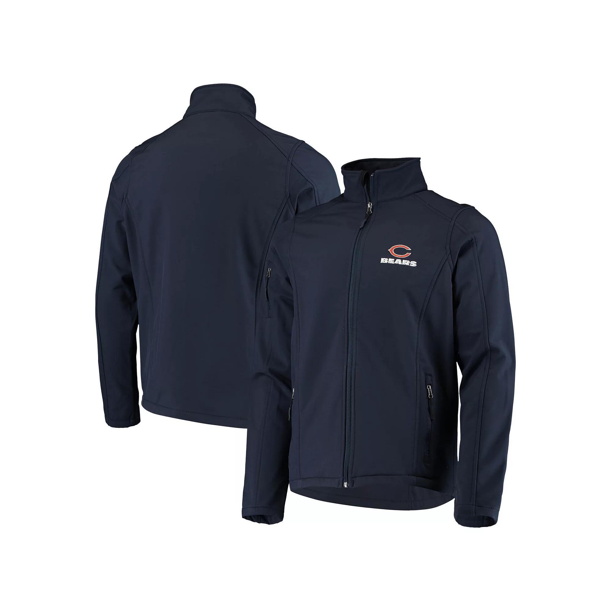 Mens Dunbrooke Chicago Bears Sonoma Softshell Full-Zip Jacket Blue Product Image