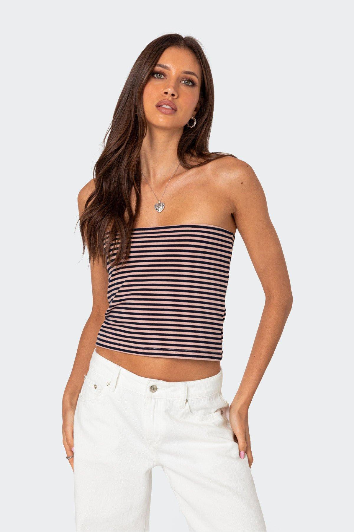 Lilah Striped Tube Top Product Image