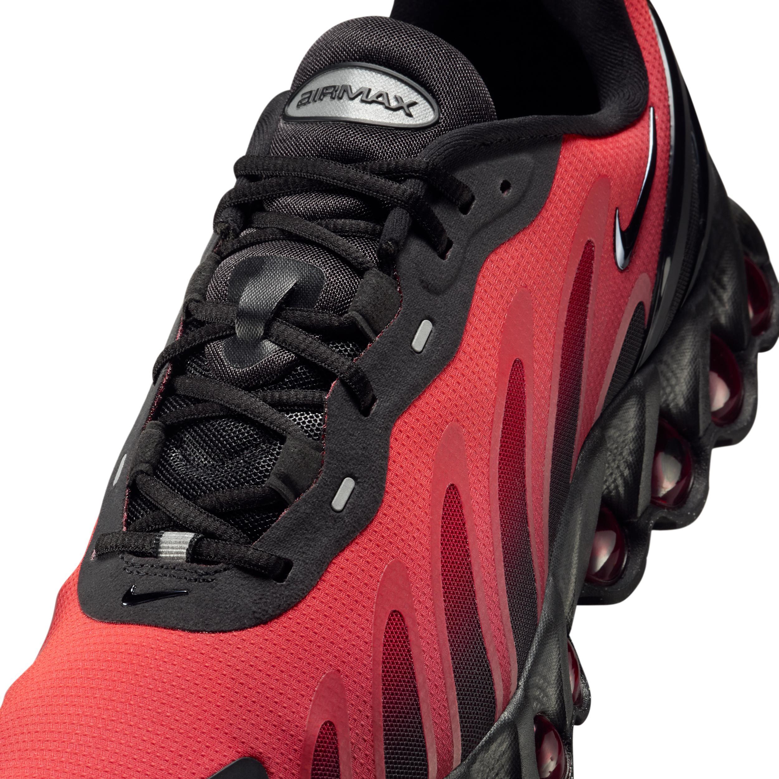 Nike Mens Air Max Dn8 Casual Shoes in Black/Gym Red/Bright Crimson Product Image