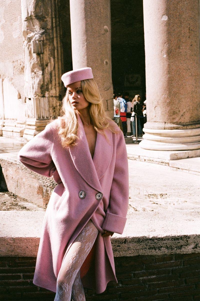 Audrina Coat (Pink) Product Image