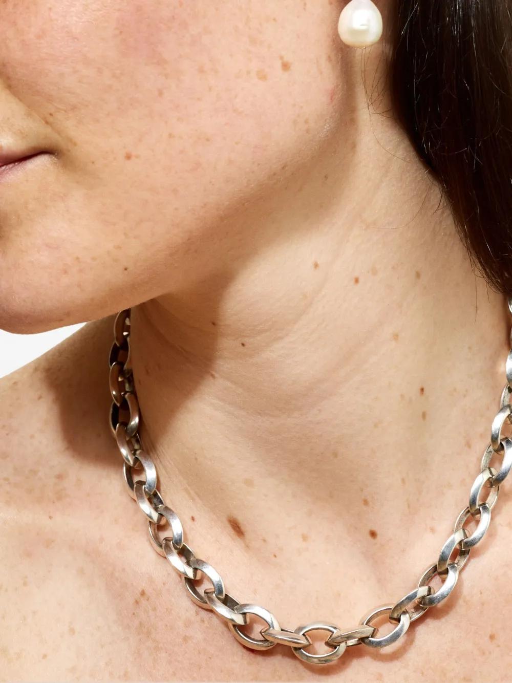 SOPHIE BUHAI Ridge Necklace In Silver Product Image