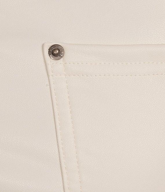 HUE Leatherette Jeans Mid Rise Full Length Leggings Product Image