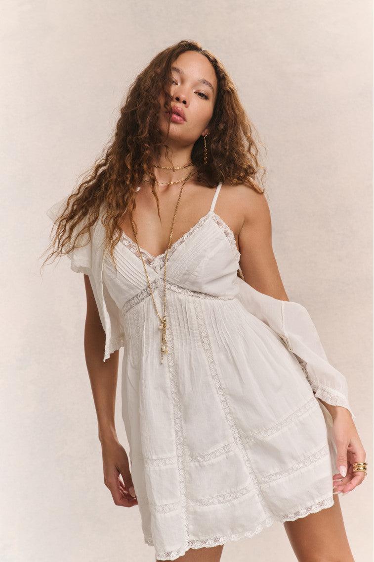 Docila Cotton Mini Dress Product Image