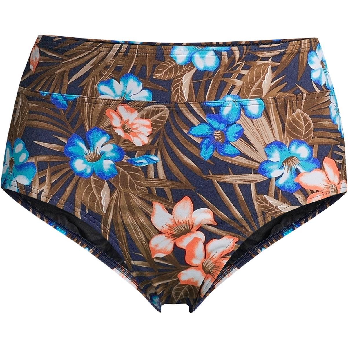Womens Lands End Retro Tummy Slimmer High-Waist Bikini Bottoms Product Image