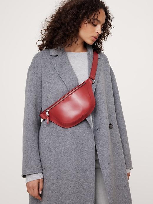 Metallic Leather Belt Bag Product Image
