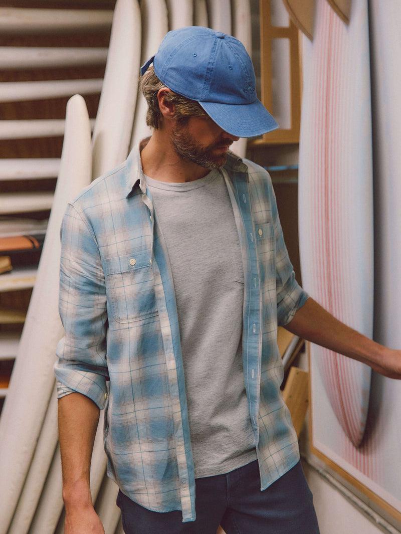 Tried & True Chambray Workshirt - Emerald Coast Plaid Male Product Image