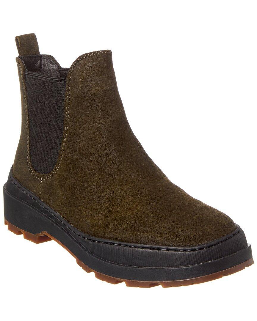 CAMPER Waxy Ufo Suede Boot In Green Product Image