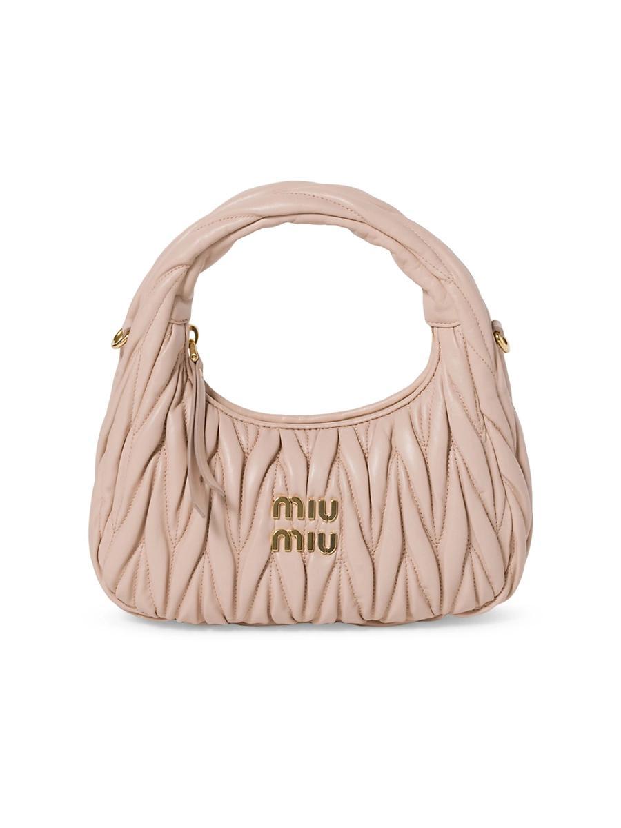 Womens Wander Matelass Nappa Leather Hobo Bag Product Image