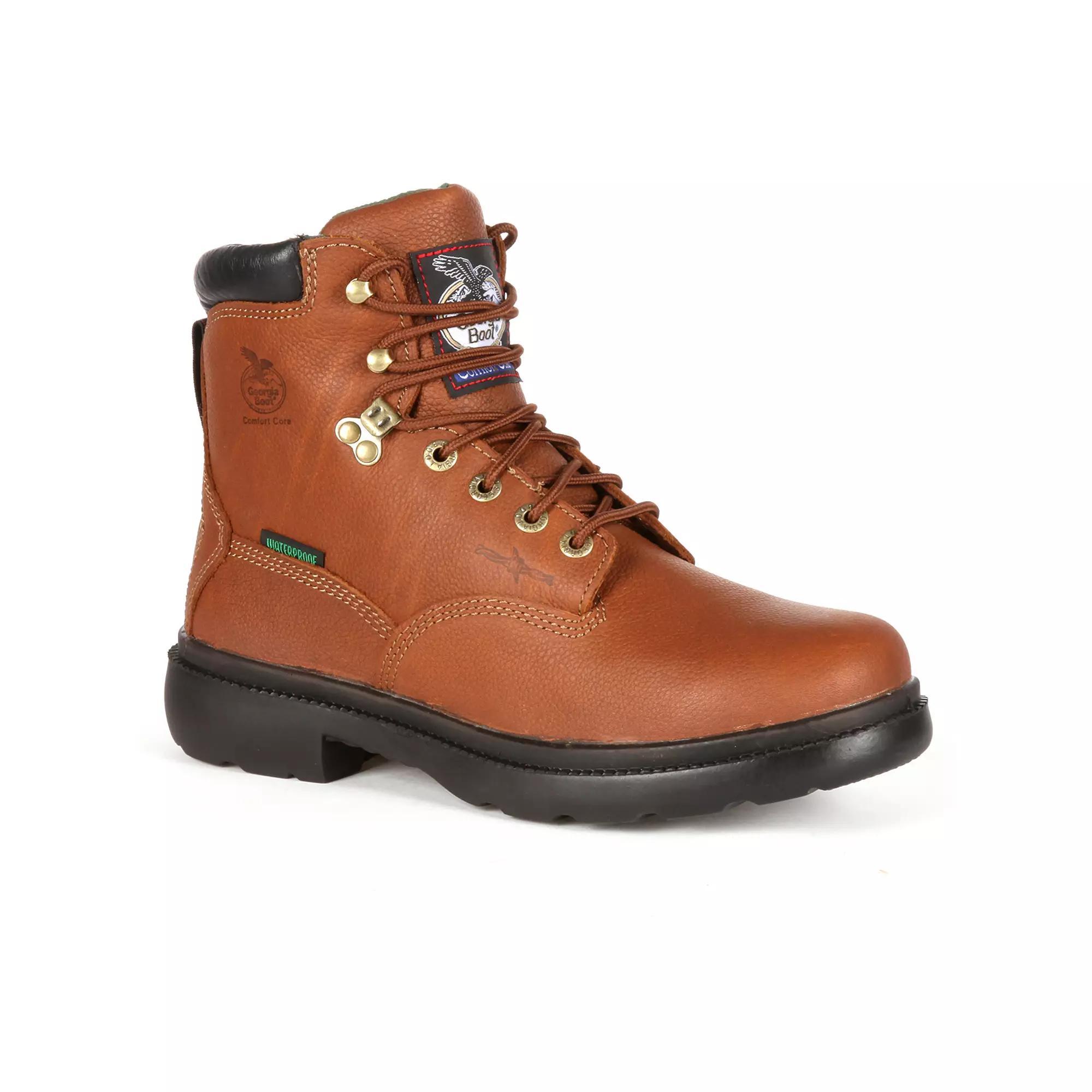 Georgia Boots Fixpoint Farm & Ranch Mens 6-in. Waterproof Work Boots Product Image