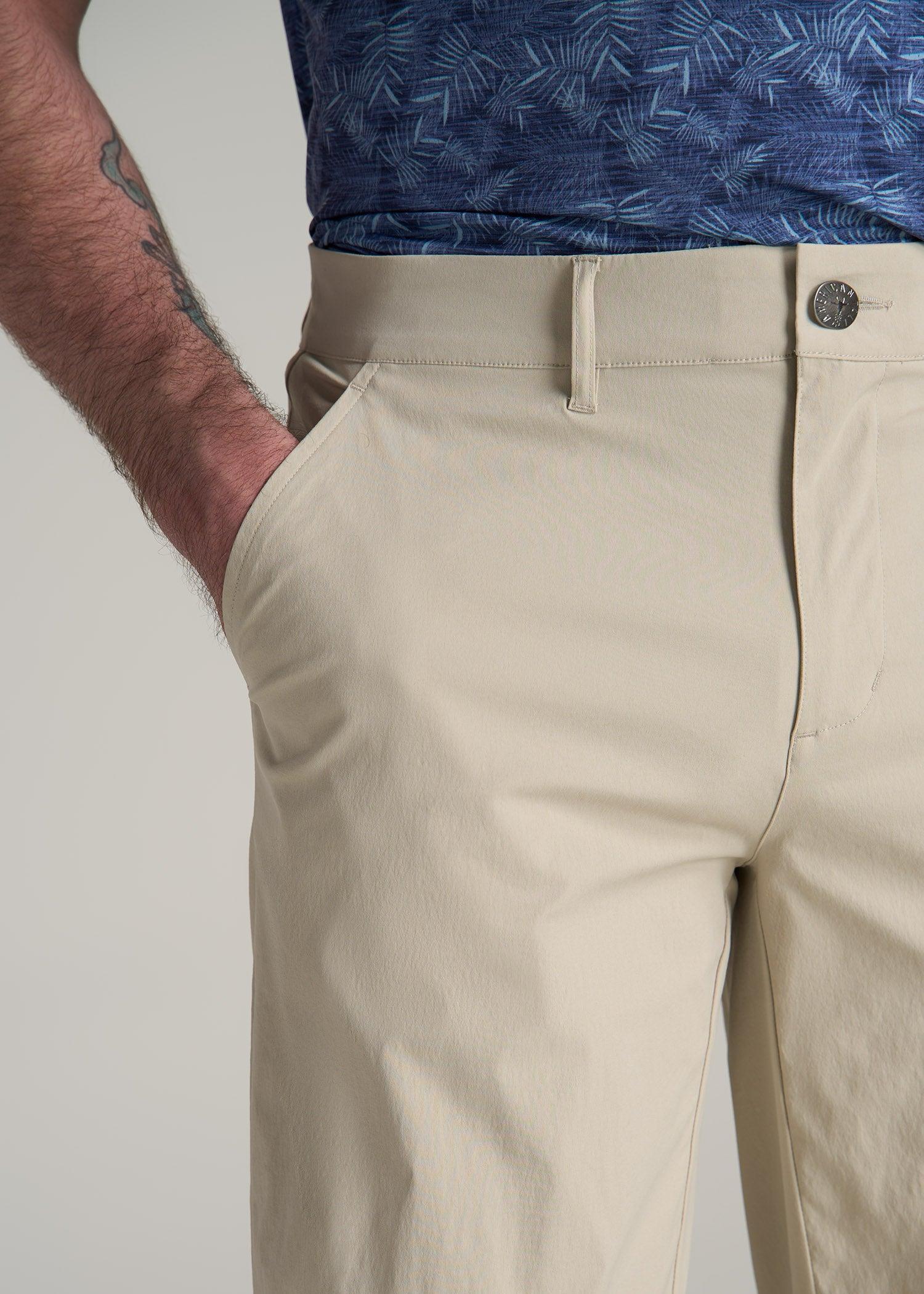 Tall Men's Traveler Joggers in Stone Product Image