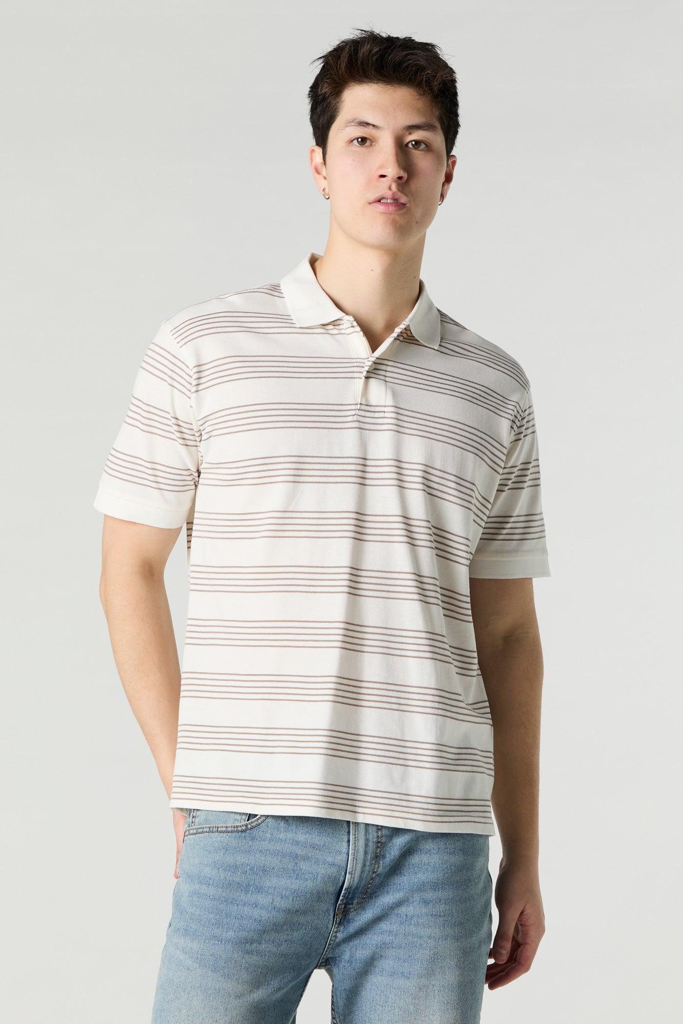 Multi Stripe Polo Top Male Product Image