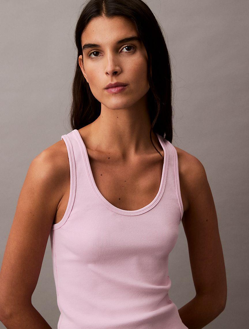 Cotton Contour Rib Tank Product Image