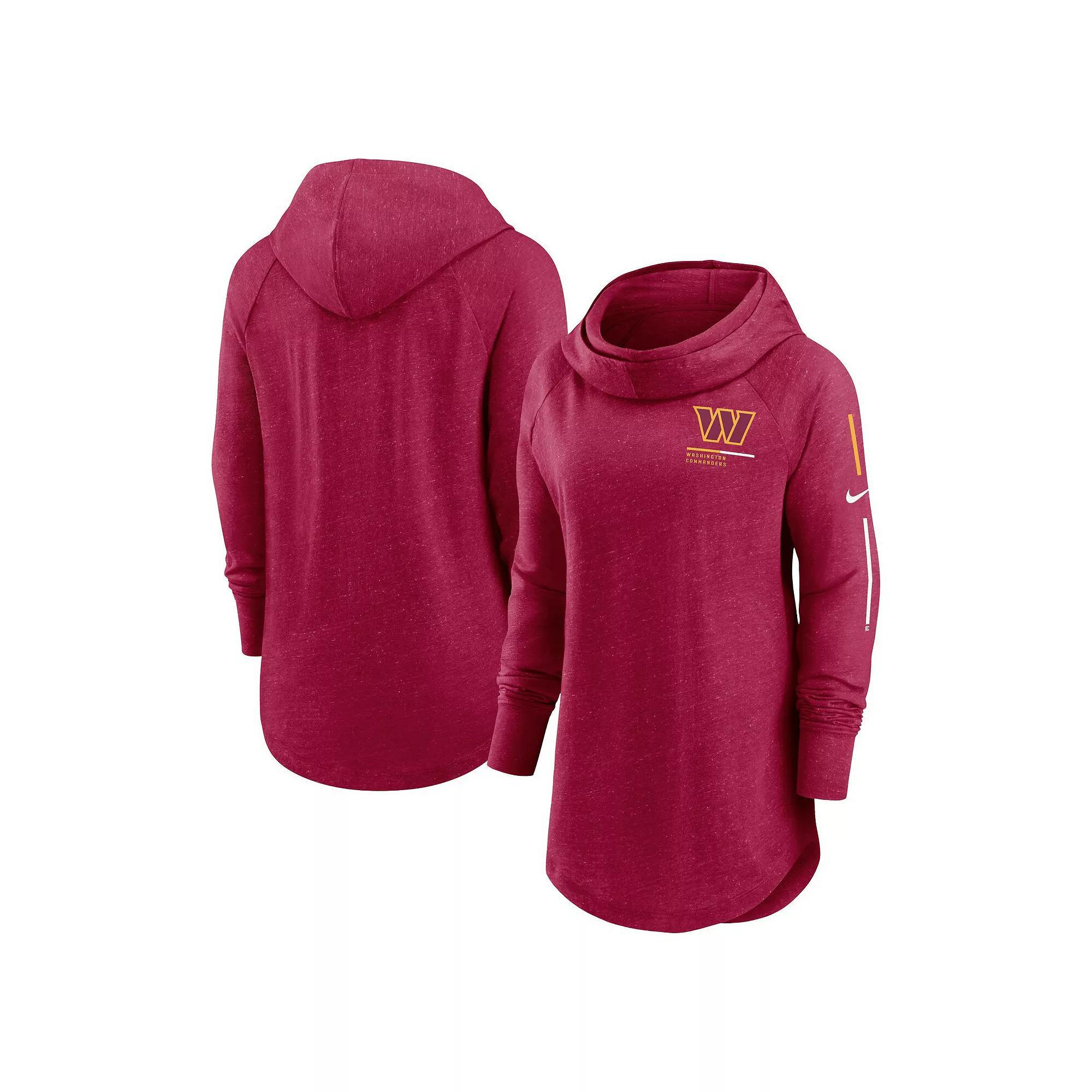 Womens Nike Cleveland s Minimal Statement Lightweight Raglan Funnel Neck Pullover Hoodie Product Image