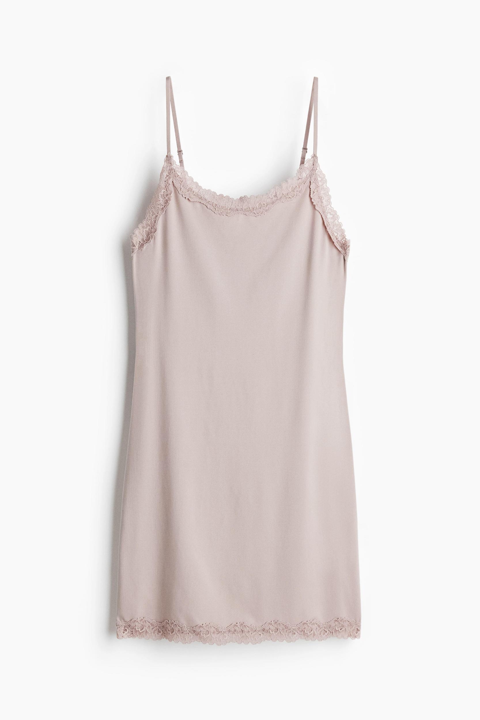 Lace-Trimmed Microfiber Nightgown Product Image