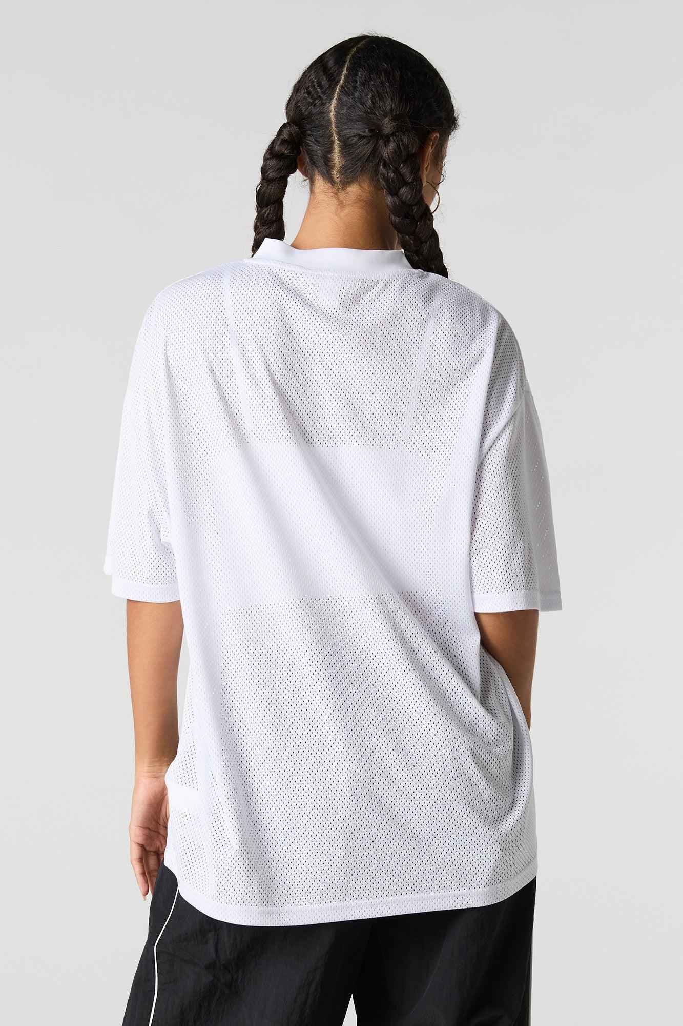 Graphic Mesh Football Jersey Female Product Image