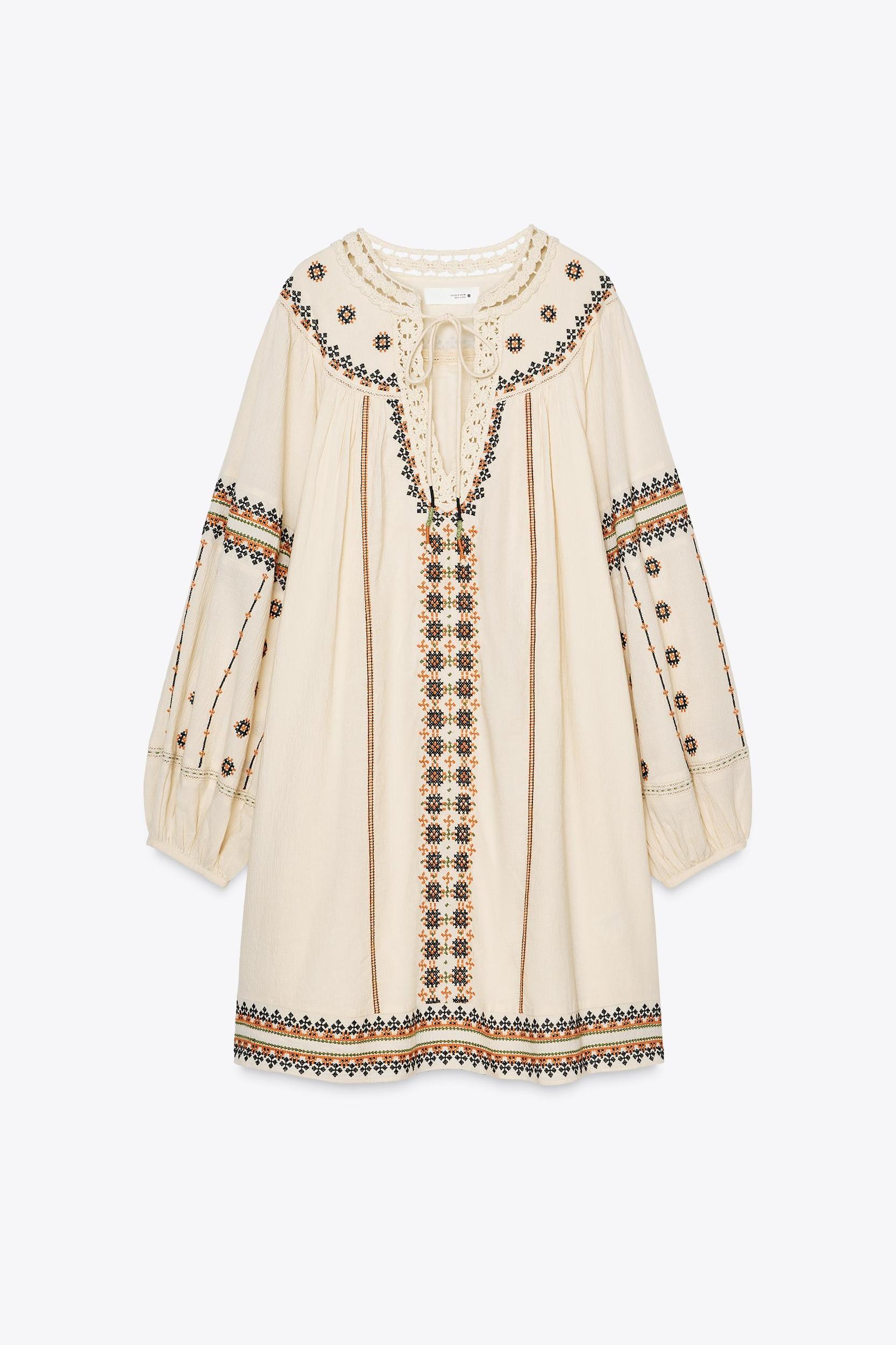 EMBROIDERED DRESS ZW COLLECTION Product Image
