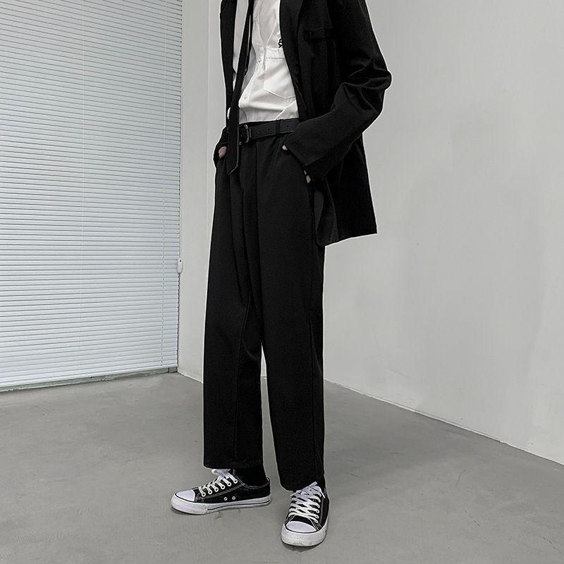 Cropped Straight Leg Pants Product Image