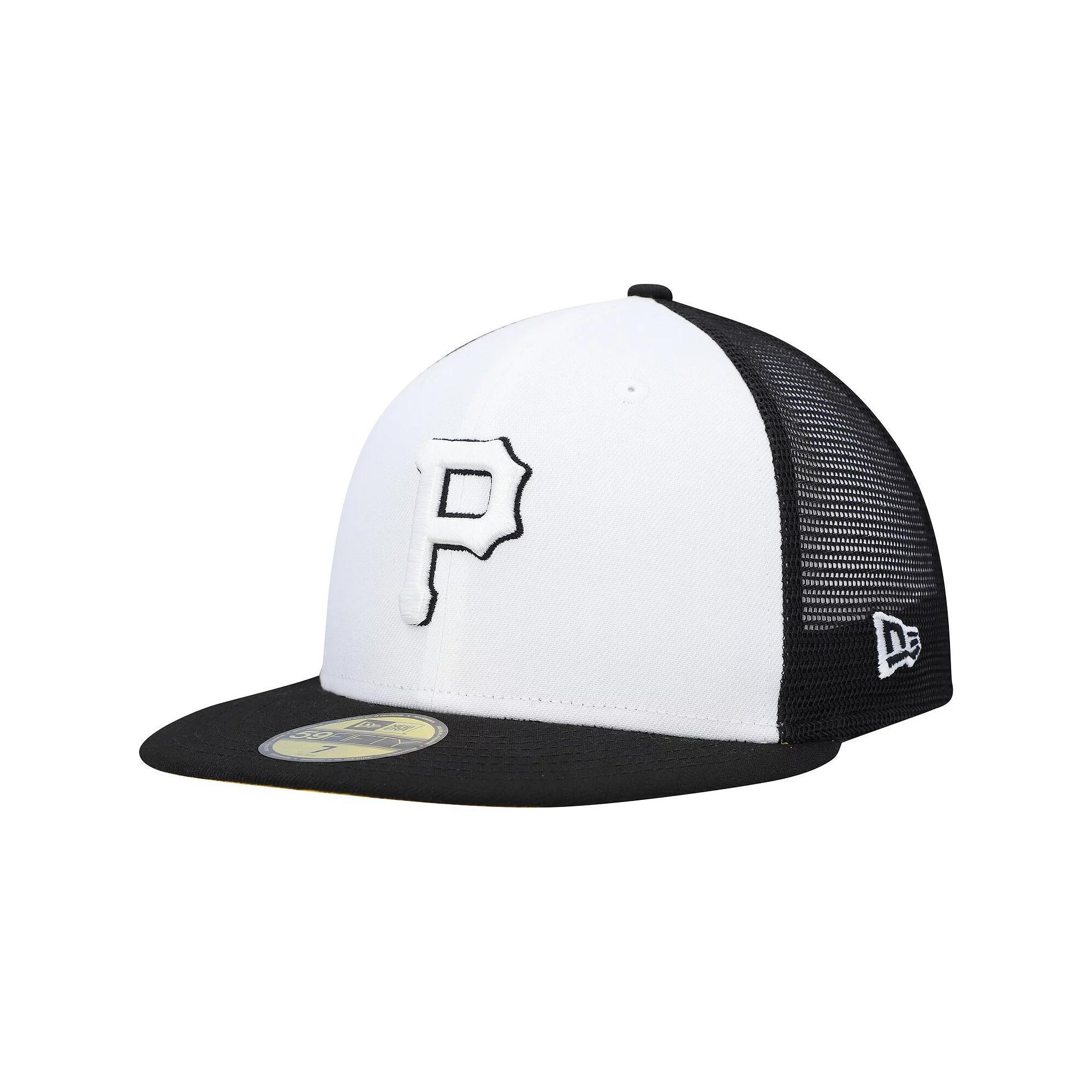 Men's New Era  Black/White Pittsburgh Pirates 2023 On-Field Batting Practice 59FIFTY Fitted Hat, Size: 7 3/4 Product Image