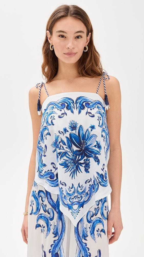 FARM Rio Garden Tiles Blouse | Shopbop Product Image