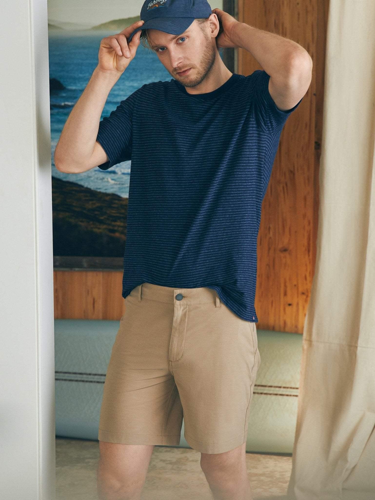 Belt Loop All Day Shorts (7") - Khaki Male Product Image