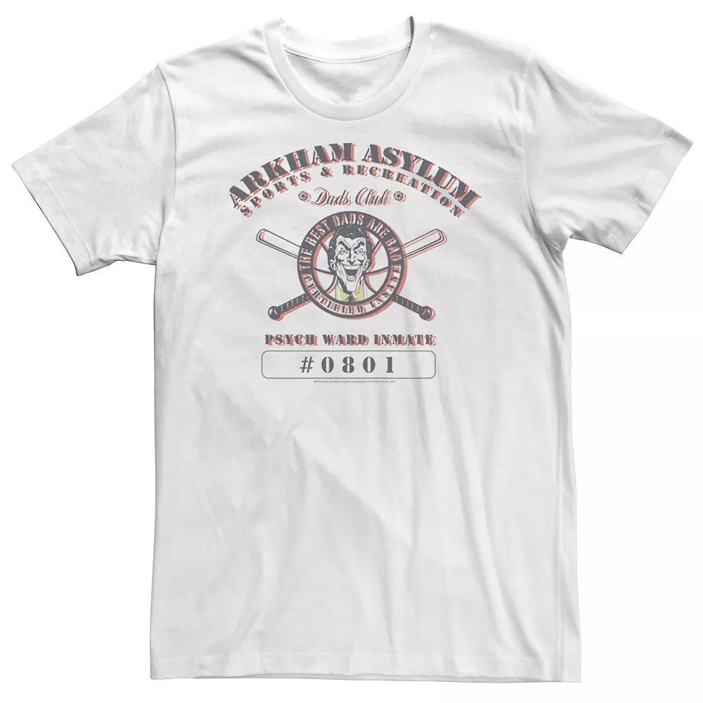Big & Tall DC Comics Batman Joker Arkham Asylum Dad Tee, Mens Product Image